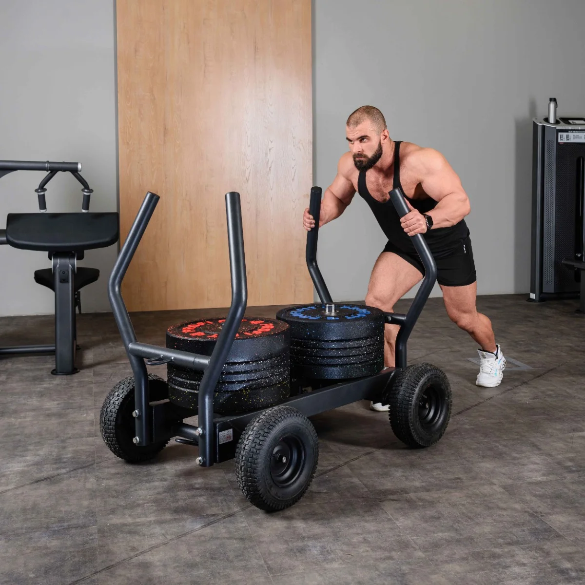 Реальное фото Сани-тележка для функционального тренинга ТАНГЕН от магазина Спортев