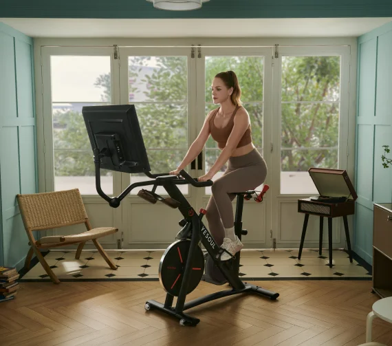 Реальное фото Велотренажер Yesoul BG1-B-32(два короба) от магазина Спортев