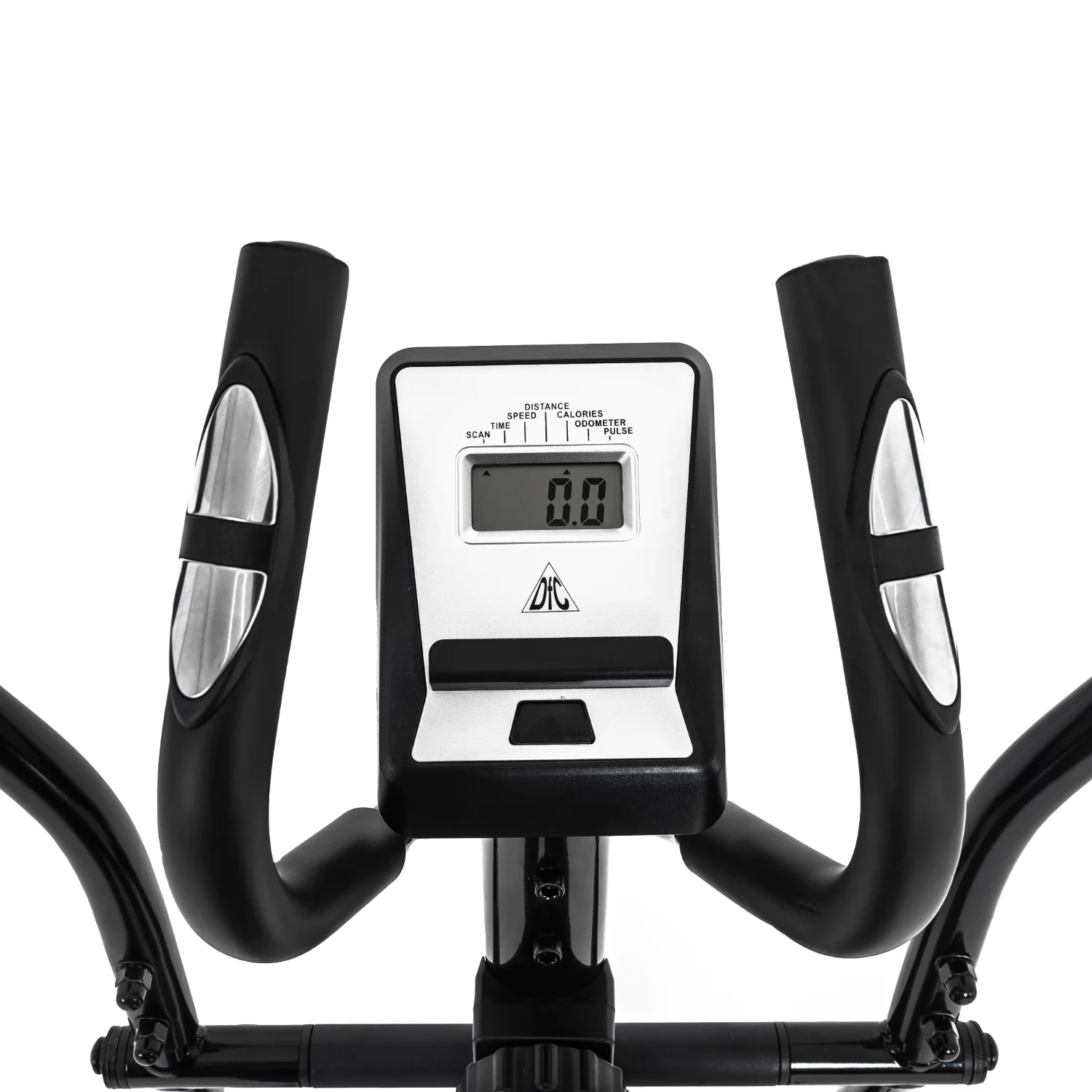 Реальное фото Эллиптический тренажер DFC E510 магнитный от магазина Спортев