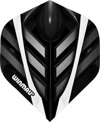 Реальное фото Оперение Winmau Mega Standard black/white 6900.228 от магазина Спортев