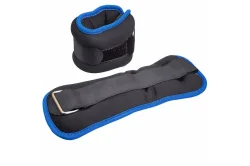 Утяжелители 0.3 кг х 2 шт Alt Sport HKAW104-5 нейлон, черные с синей окантовкой 10016832