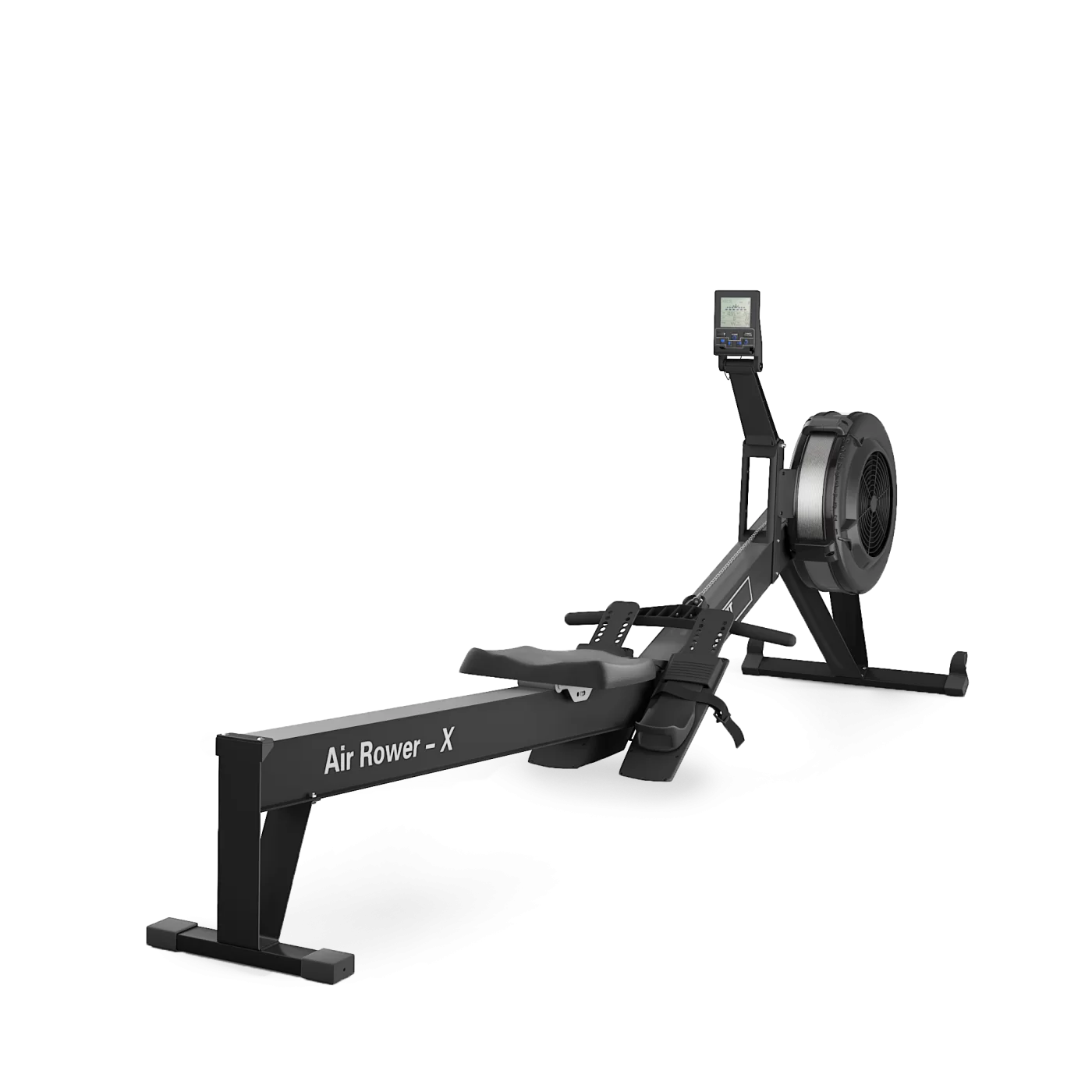 Реальное фото Гребной тренажер UNIX Fit Air Rower-X Black от магазина Спортев