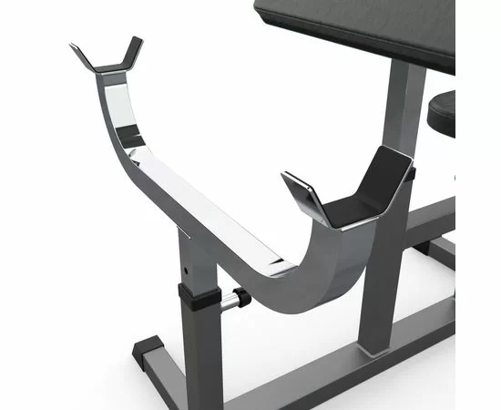 Реальное фото Скамья Скотта DFC Homegym UB009G серый от магазина Спортев