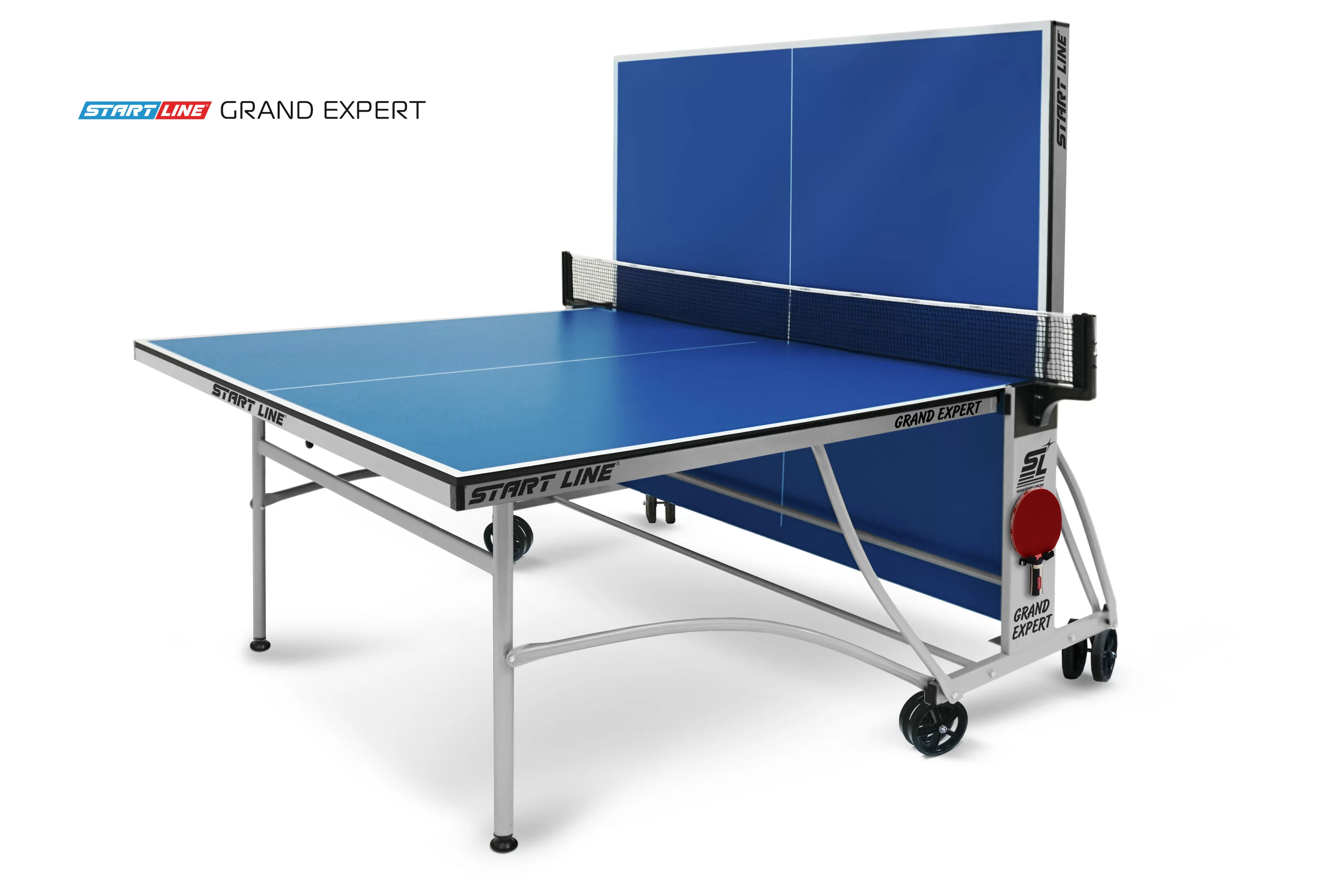 Реальное фото Стол теннисный GRAND EXPERT Синий от магазина СпортЕВ