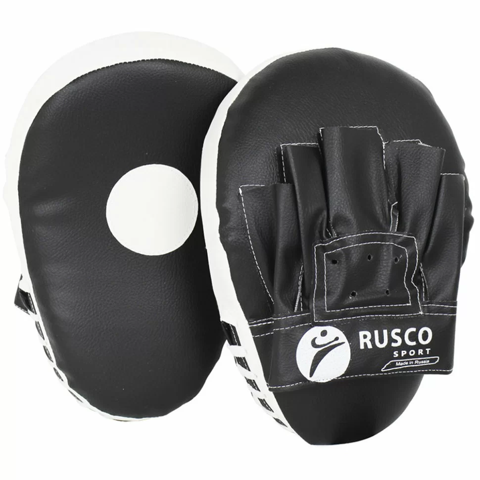 Реальное фото Лапы Rusco Sport изогнутые черно-белые 63666 от магазина СпортЕВ
