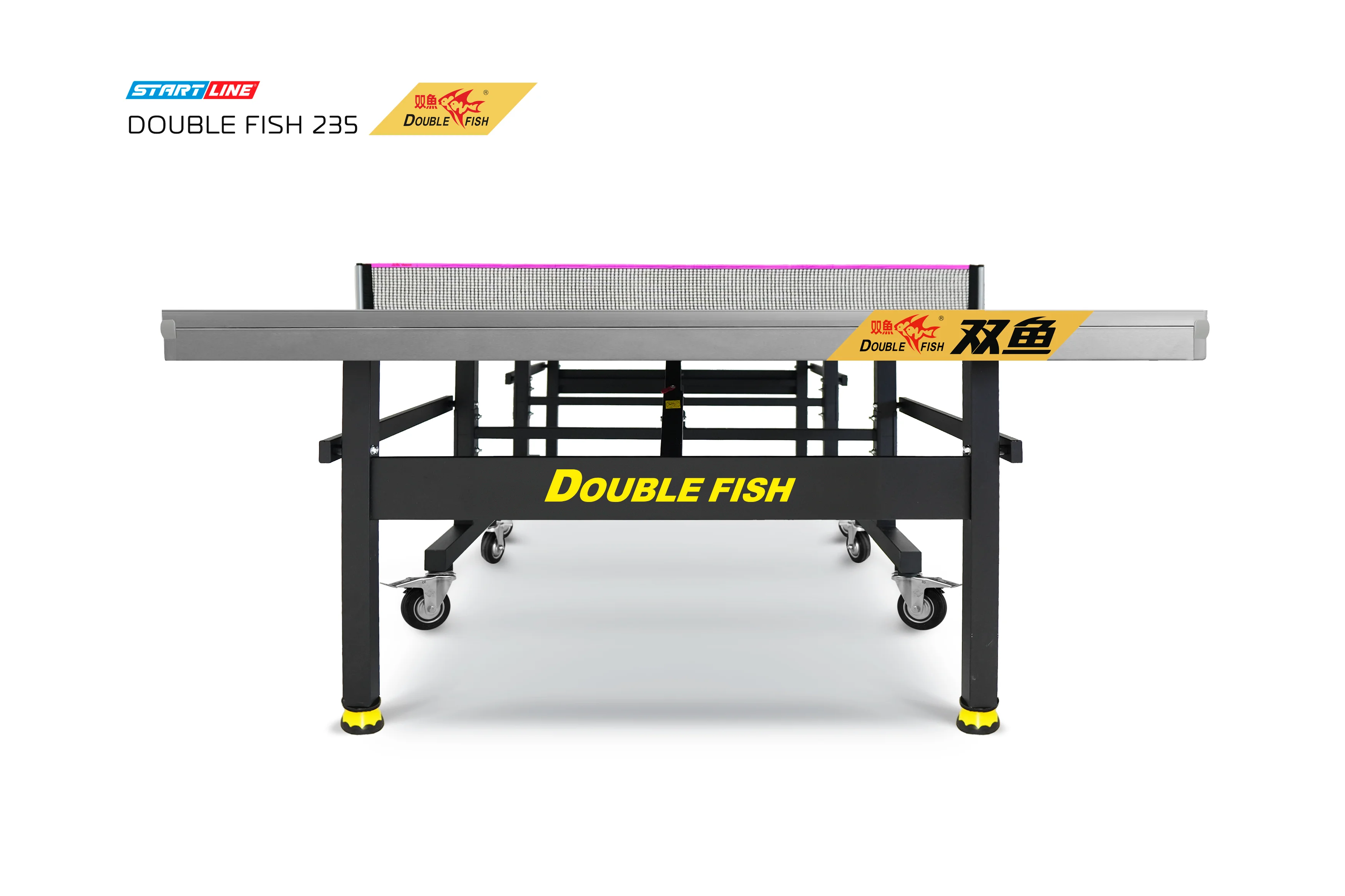 Реальное фото Стол теннисный Double Fish 235 черный от магазина Спортев