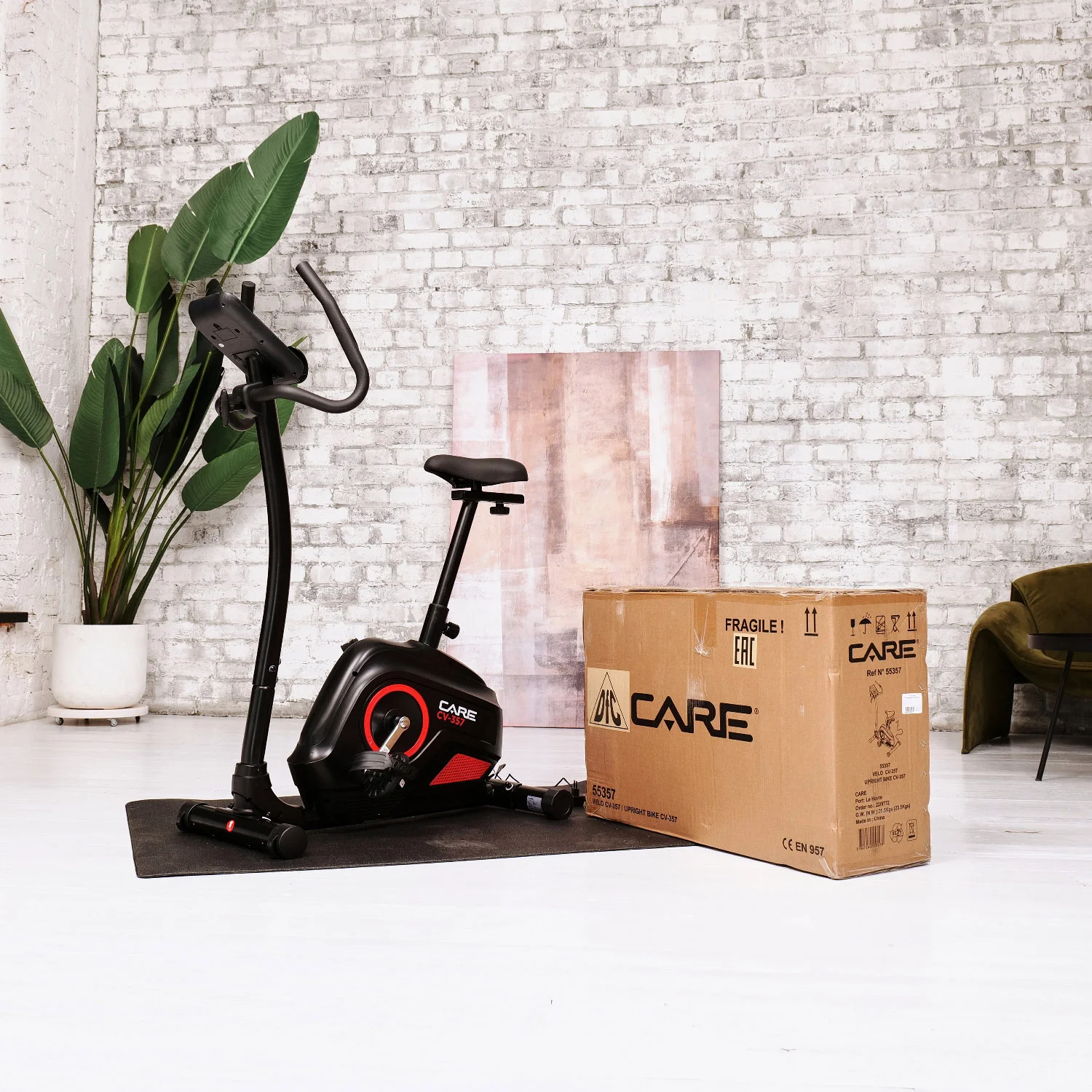 Реальное фото Велотренажер DFC B-CV-357 от магазина Спортев