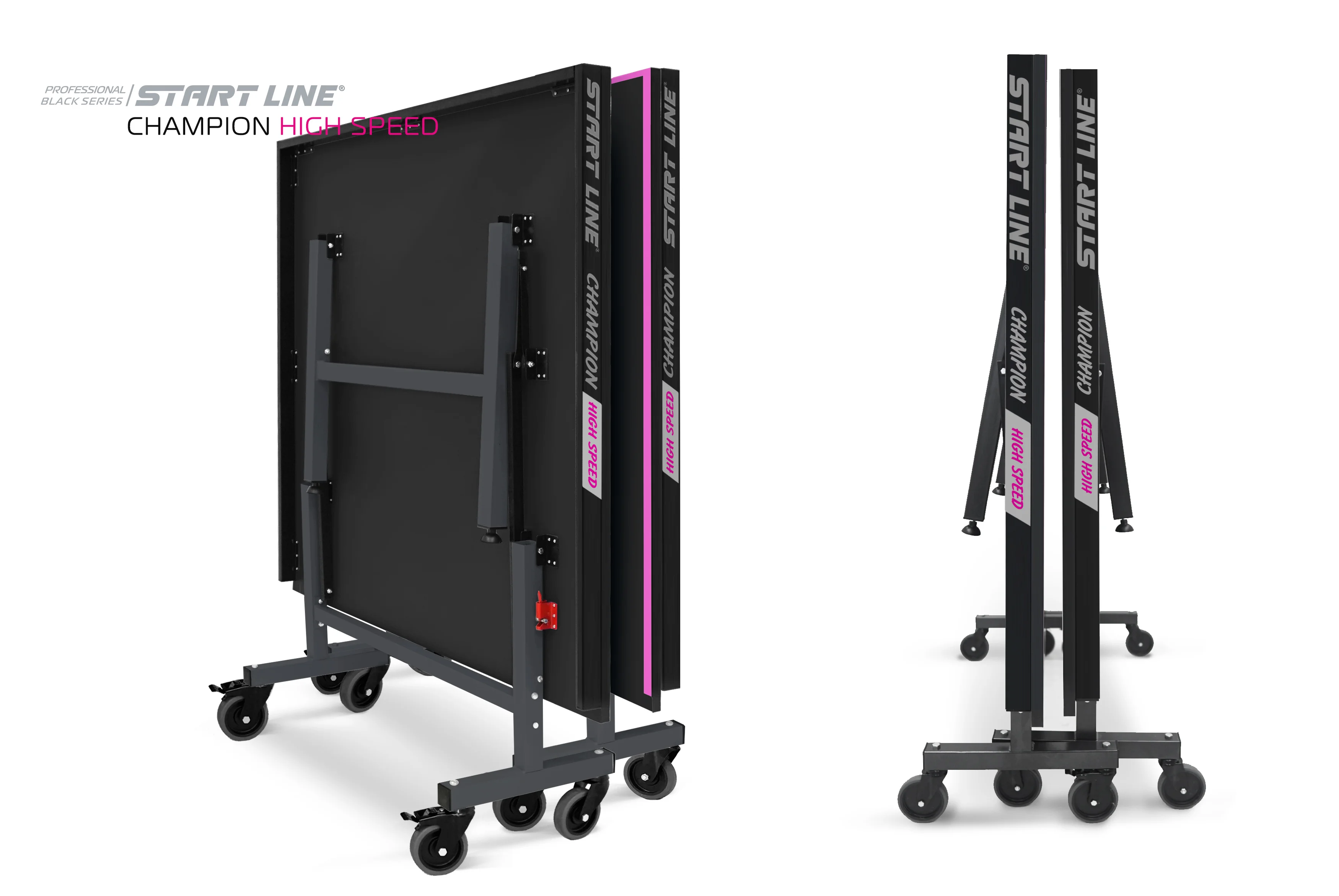 Реальное фото Стол теннисный Champion HIGH SPEED Black от магазина Спортев