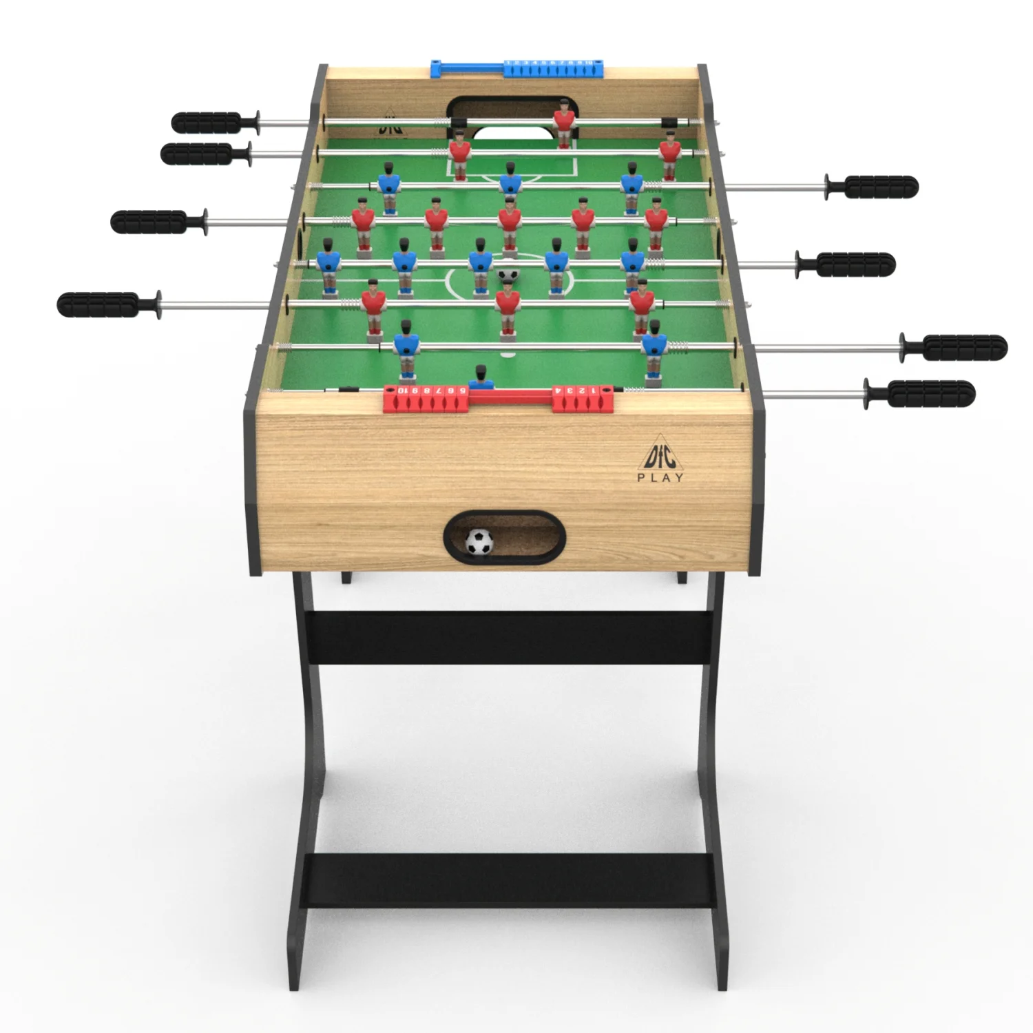Реальное фото Игровой стол - футбол DFC SILVERWOOD SB-ST-07 от магазина Спортев