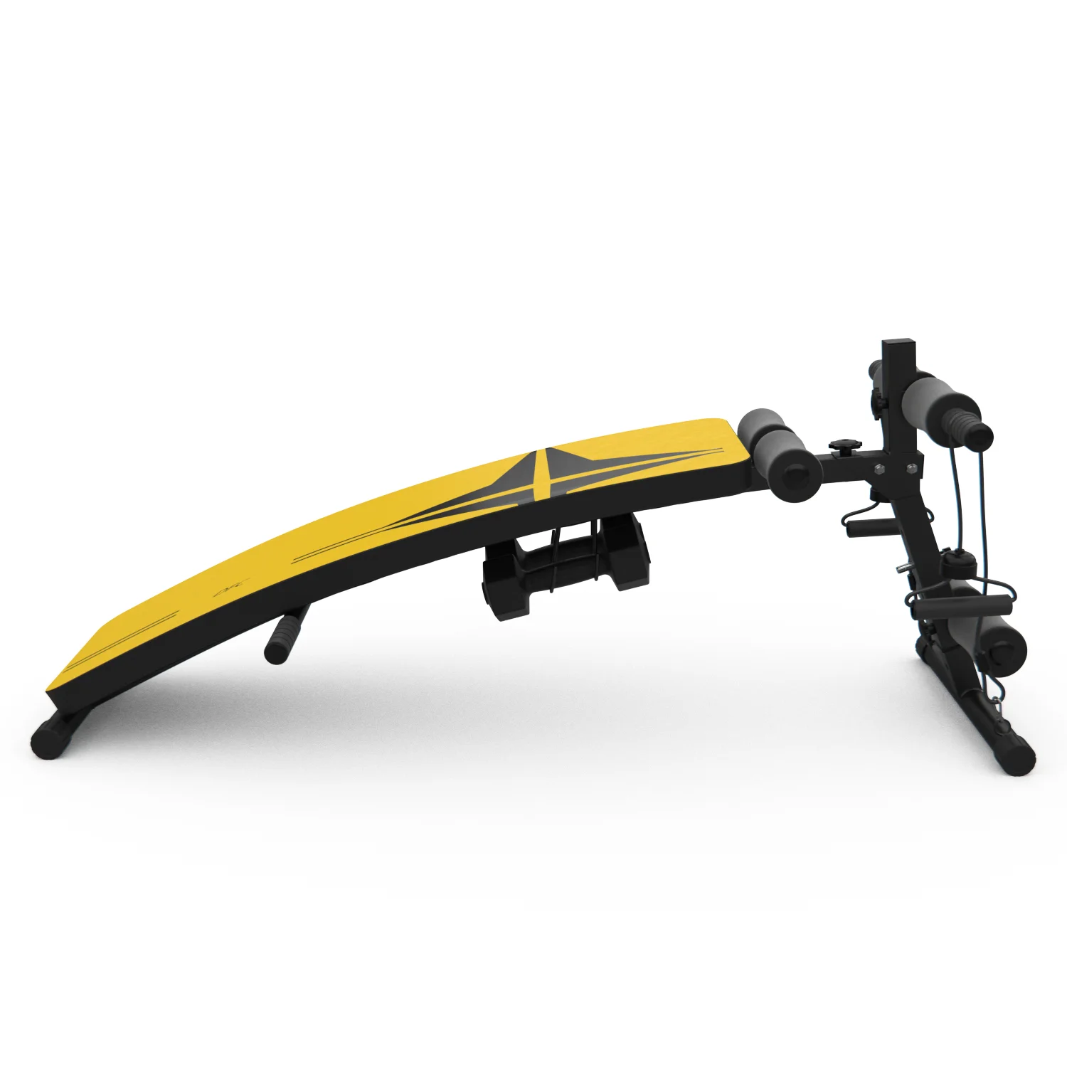 Реальное фото Скамья для пресса DFC гантели, эспандеры D102RY от магазина Спортев