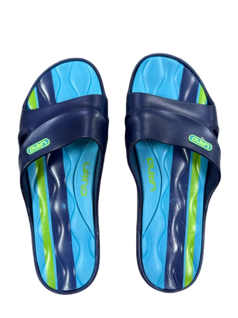 Реальное фото Шлепанцы Lano женские синий KL-3-2246-1 от магазина Спортев