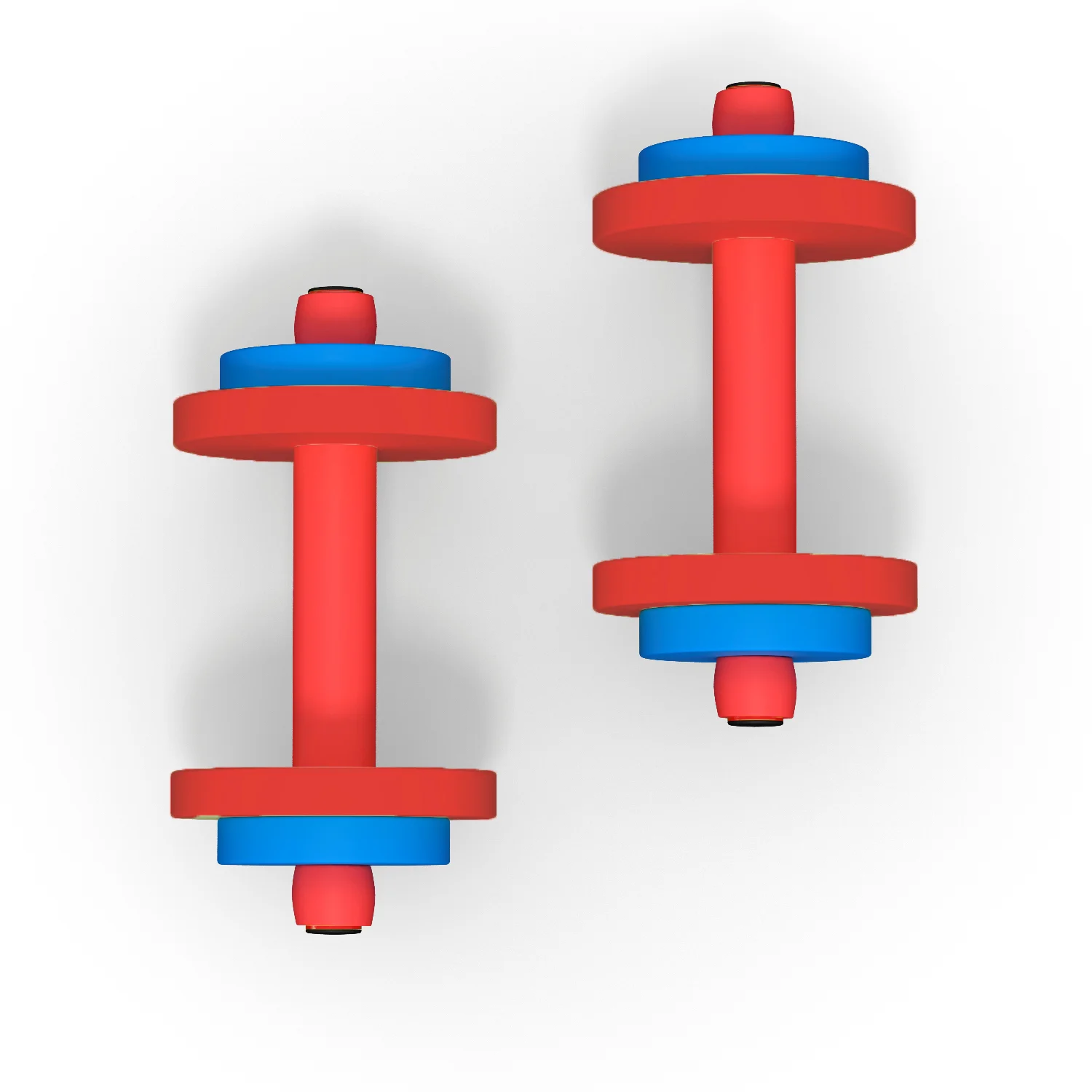 Реальное фото Гантели детские DFC (комплект 2 шт) VT-2009 от магазина Спортев