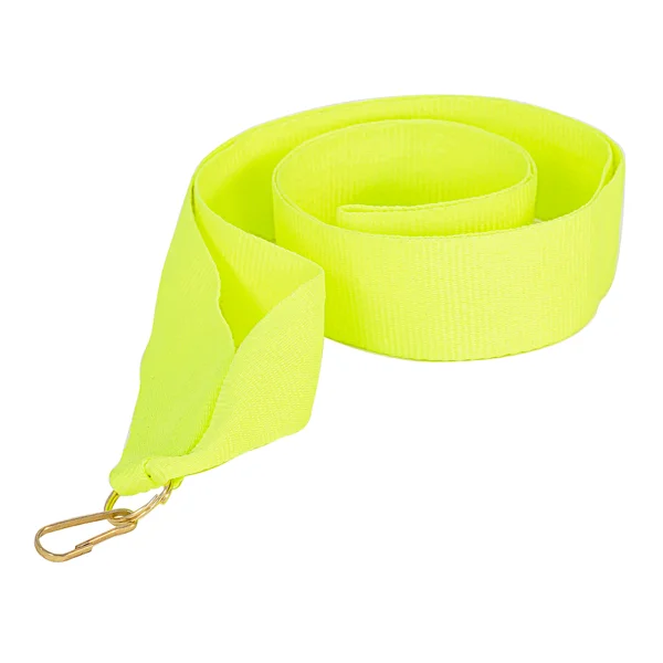 Реальное фото Лента для медали V2-Lime лимонная (22 мм) от магазина Спортев