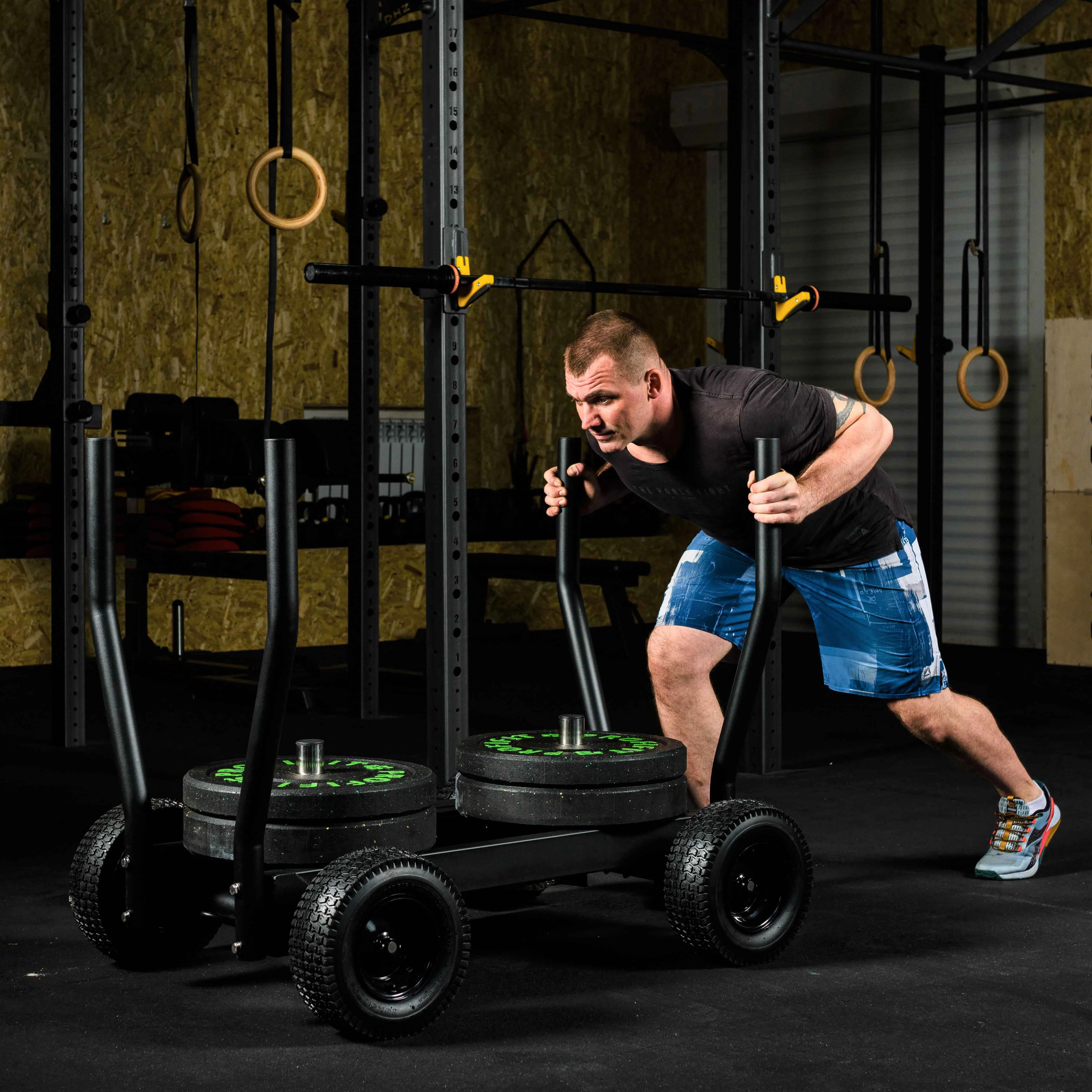 Реальное фото Сани-тележка для функционального тренинга ТАНГЕН от магазина Спортев