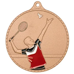 Медаль MZP 638-55/BМ бадминтон (D-55мм, s-2 мм)