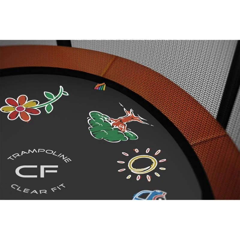 Реальное фото Каркасный батут Clear Fit FamilyHop 10Ft от магазина Спортев