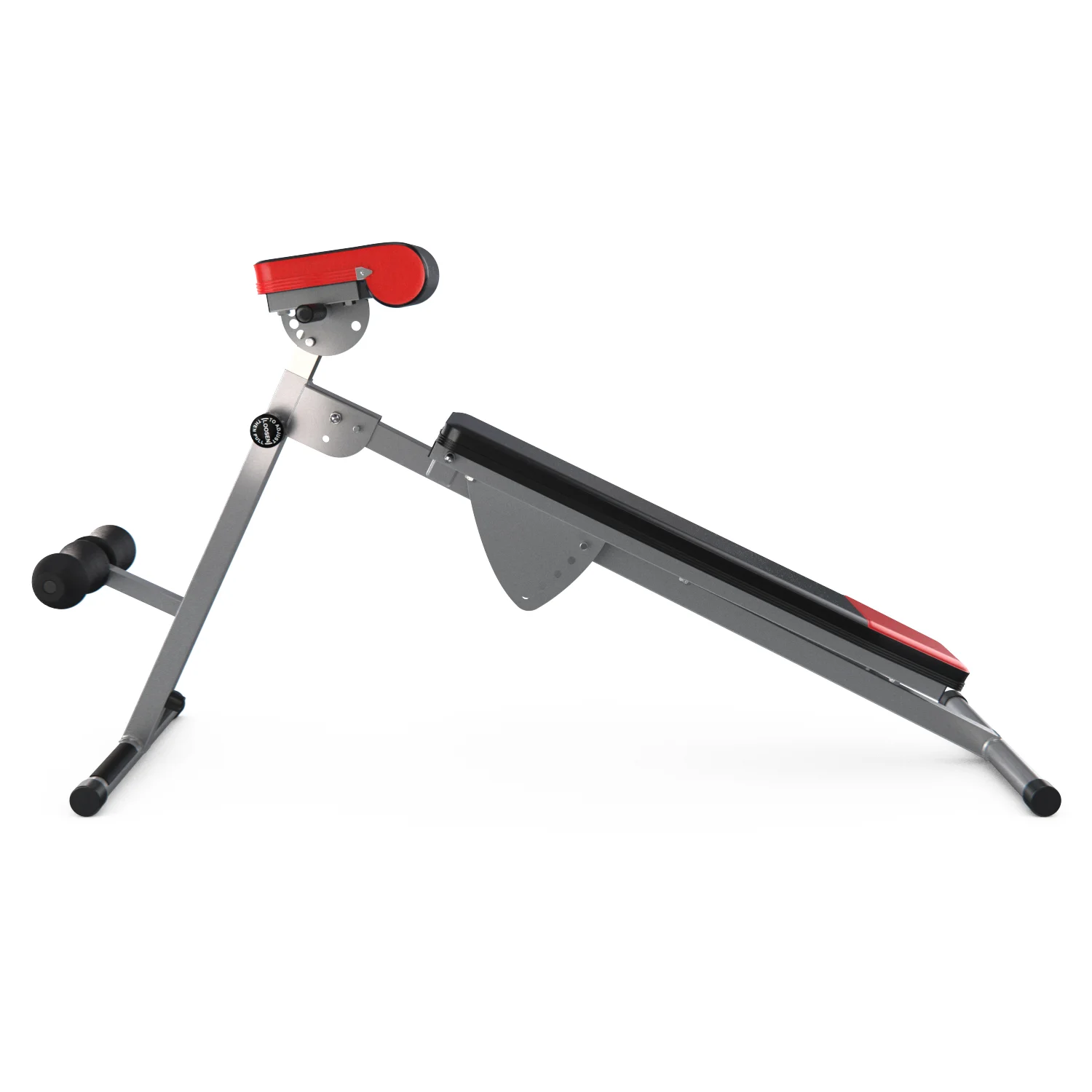 Реальное фото Скамья для пресса/ гиперэкстензия DFC D1107 от магазина Спортев