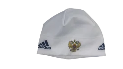 Шапка гоночная с лого Adidas белый