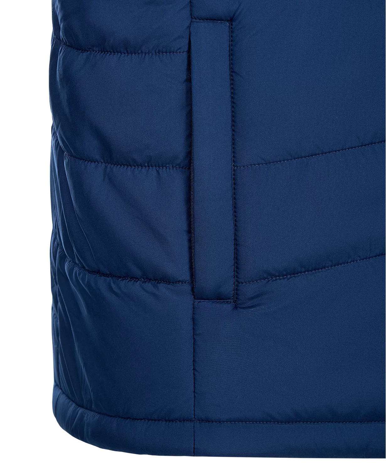 Реальное фото Жилет утепленный ESSENTIAL Padded Vest 2.0, темно-синий, детский Jögel от магазина СпортЕВ