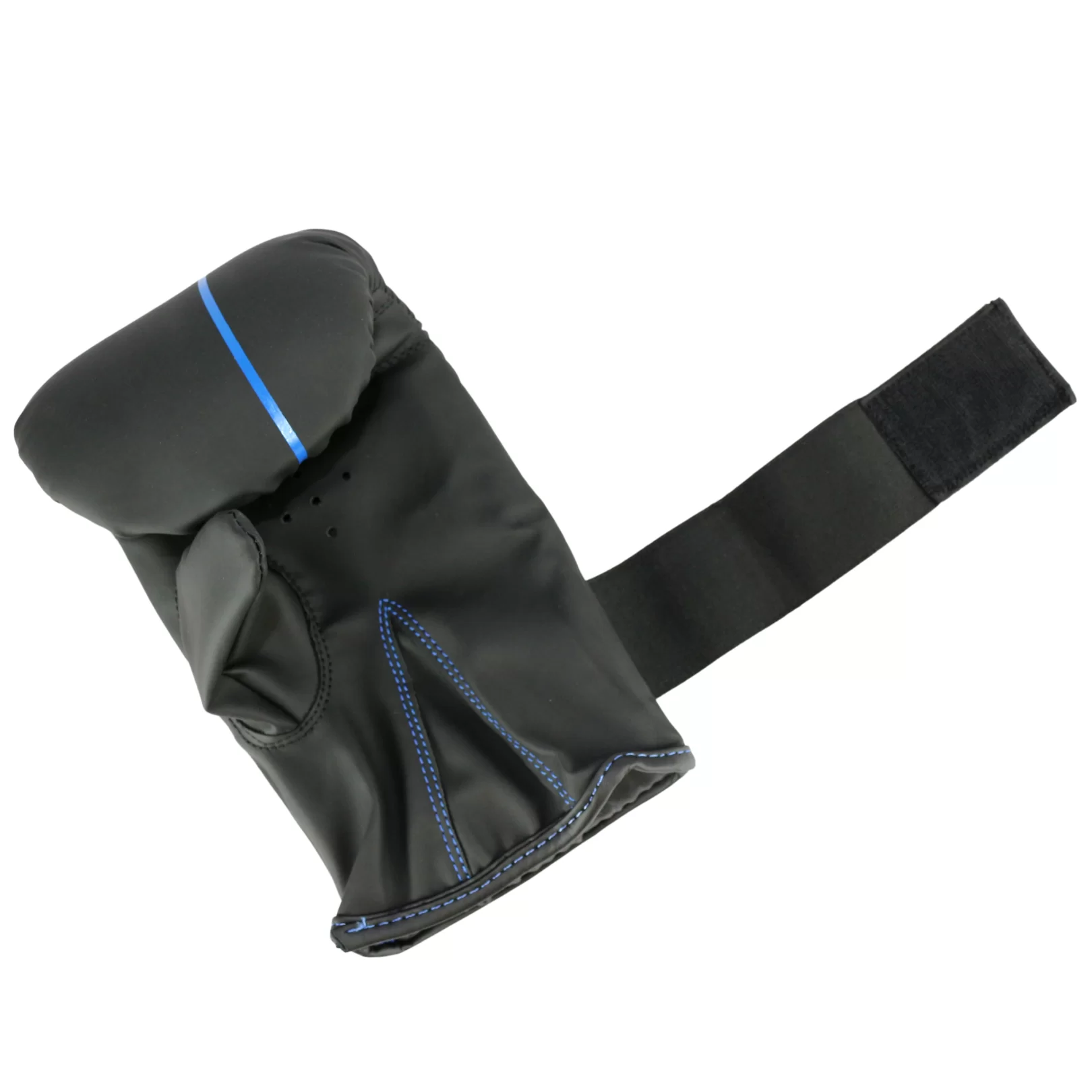 Реальное фото Перчатки снарядные BoyBo B-series черно-синиий 1429 от магазина СпортЕВ