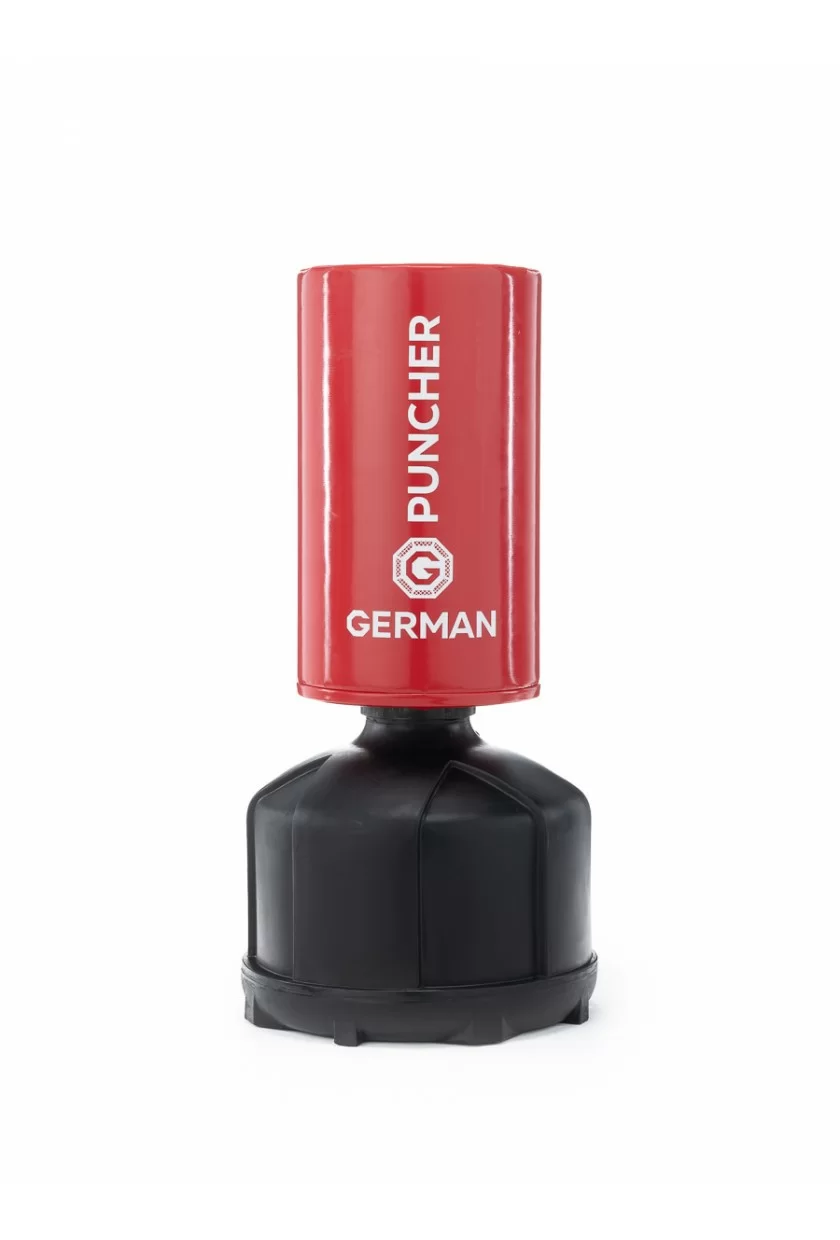 Реальное фото Боксерский мешок водоналивной German Puncher красный от магазина СпортЕВ