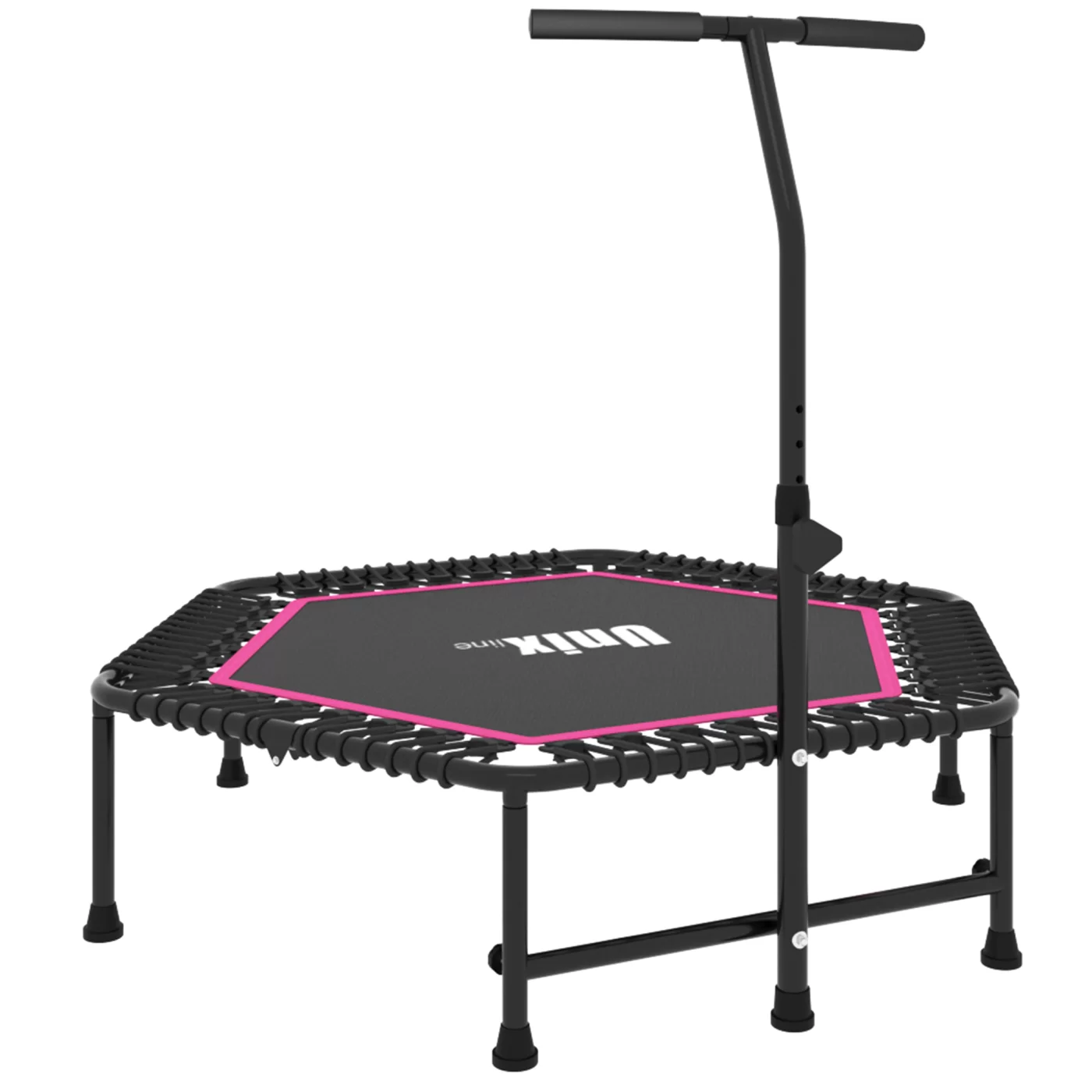 Реальное фото Батут спортивный UNIX Line FITNESS Pink (125 cm) от магазина Спортев