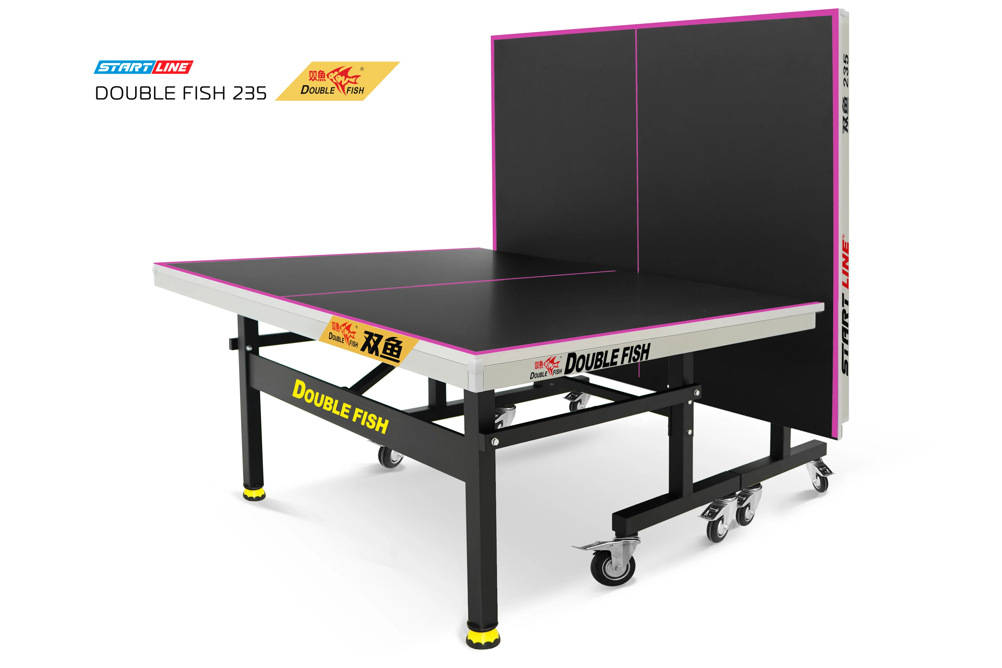 Реальное фото Стол теннисный Double Fish 235 черный от магазина Спортев