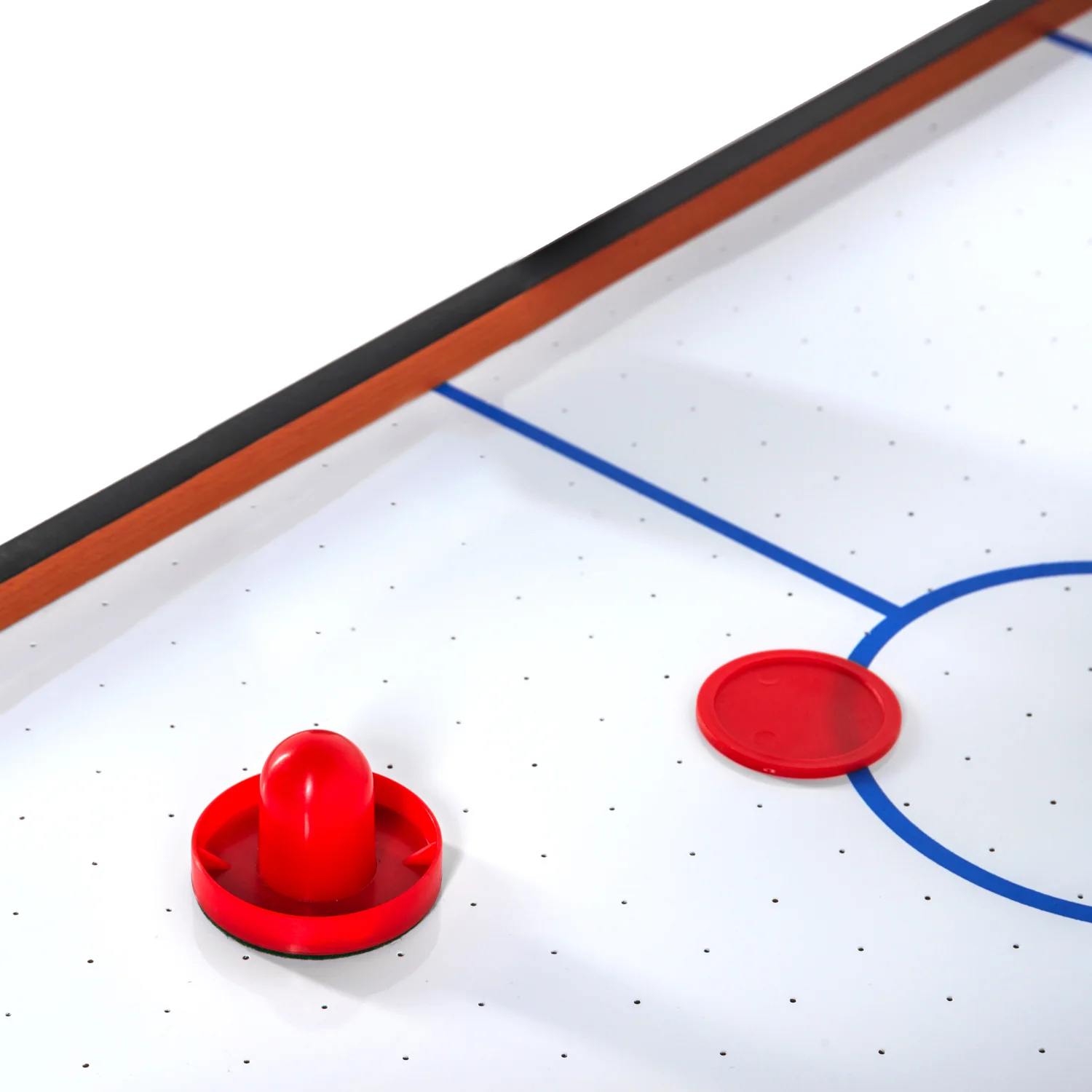 Реальное фото Игровой стол - аэрохоккей DFC LION мех.счетчик HM-AT-36003 от магазина Спортев