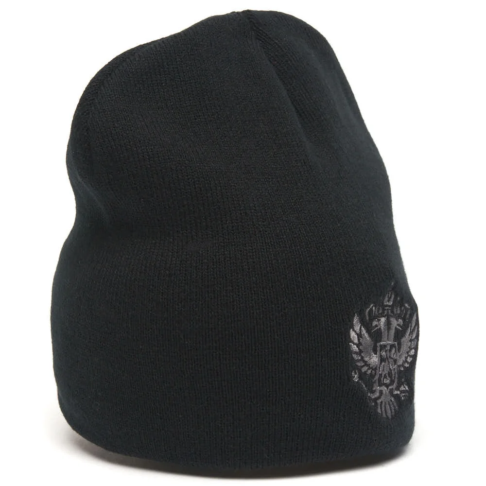 Реальное фото Шапка Россия черная р.55-58 11348 от магазина Спортев