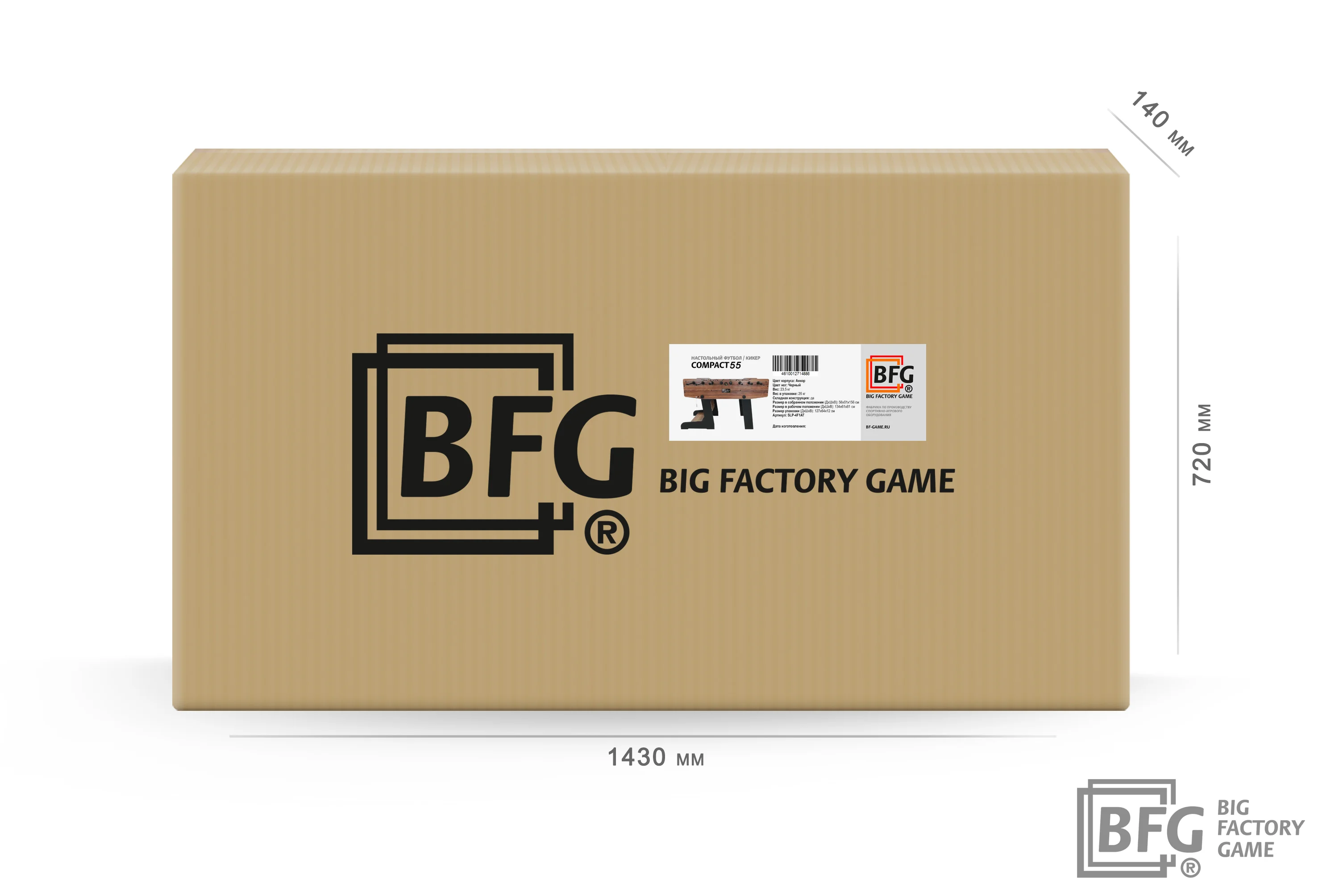 Настольный футбол / Кикер BFG Compact 55 (Аризона) Реальное фото Настольный футбол / Кикер BFG Compact 55 (Аризона) от магазина Спортев