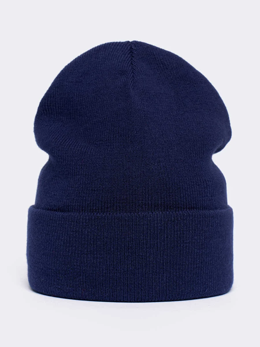 Реальное фото Шапка А&C синяя р.55-58 11396 от магазина Спортев