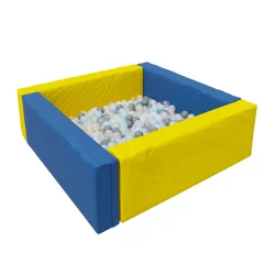 Сухой бассейн Romana «Лужайка» (сине-желтый), 300 шариков (Grey mix) ДМФ-МК-06.13.00 (сине-желтый)