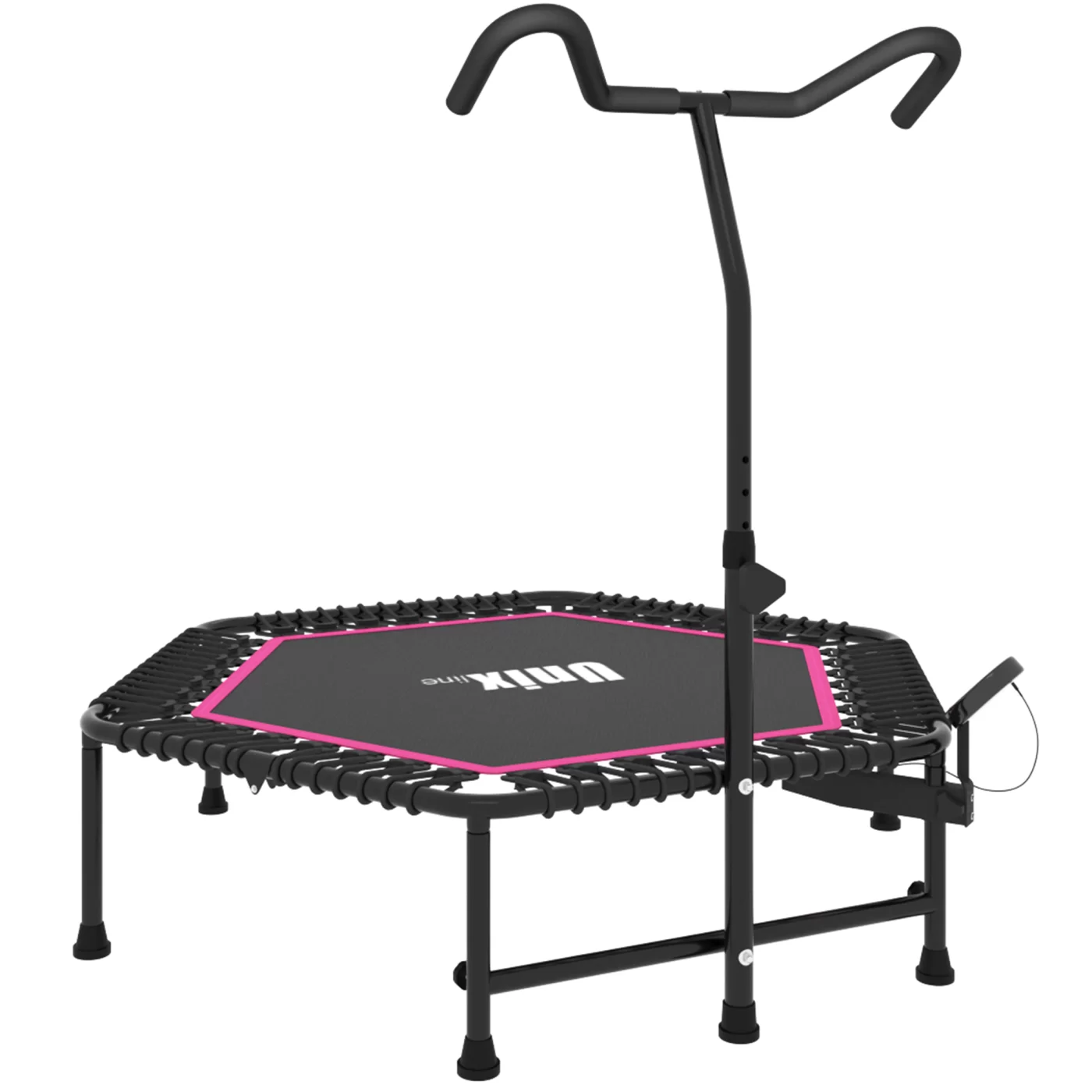 Реальное фото Батут спортивный UNIX Line FITNESS Pink PRO (125 cm) от магазина Спортев