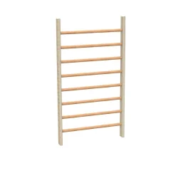 Стенка шведская, гимнастическая (в разобранном виде) массив 150 мм, 2,6х0,8 м ZAVODSPORTA