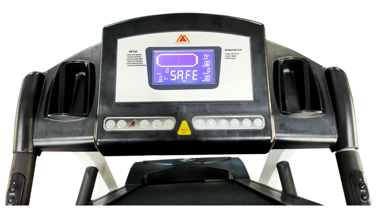 Реальное фото Беговая дорожка AMF 8241S + поручни D1 от магазина Спортев