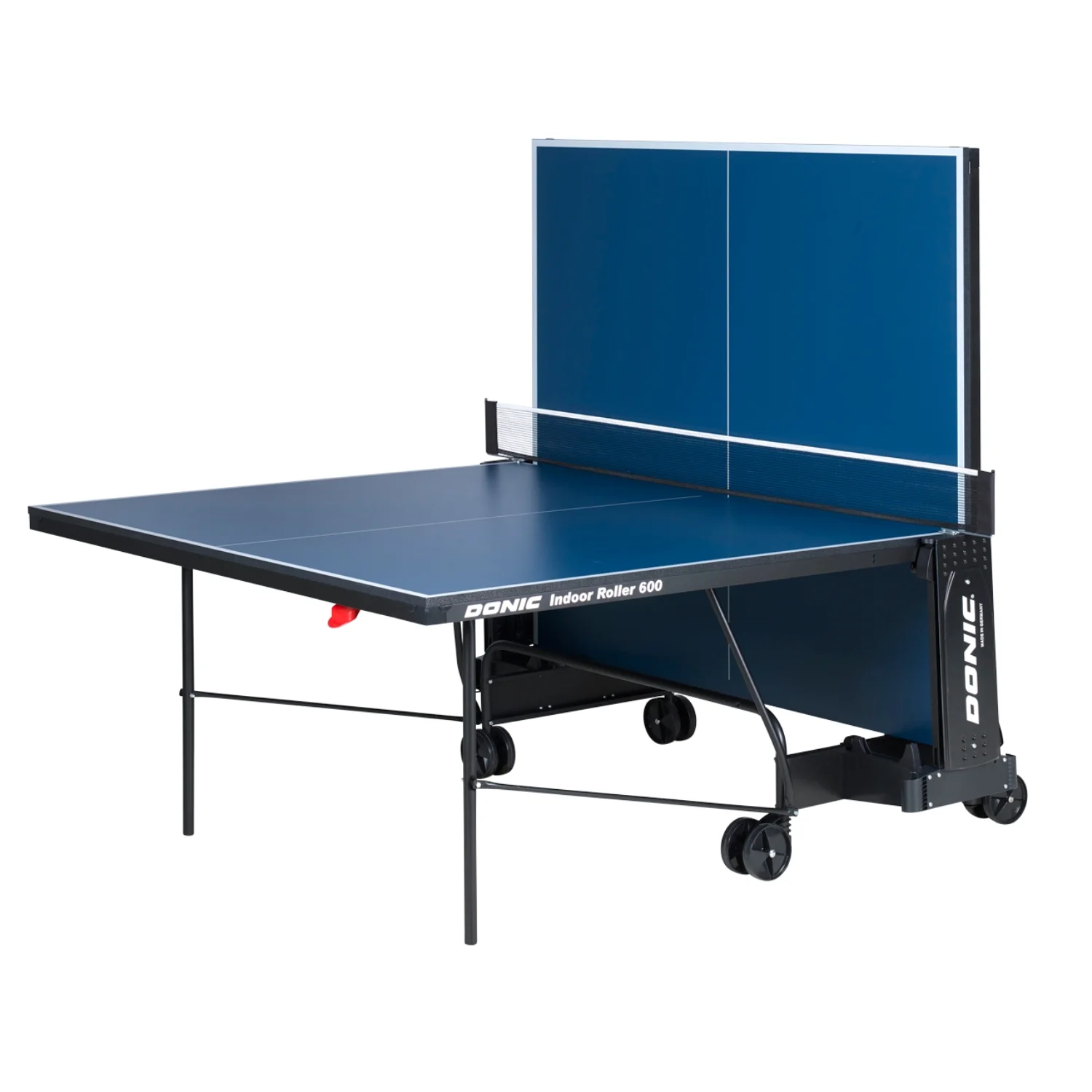 Реальное фото Теннисный стол DONIC INDOOR ROLLER 600 BLUE 230286-B от магазина Спортев
