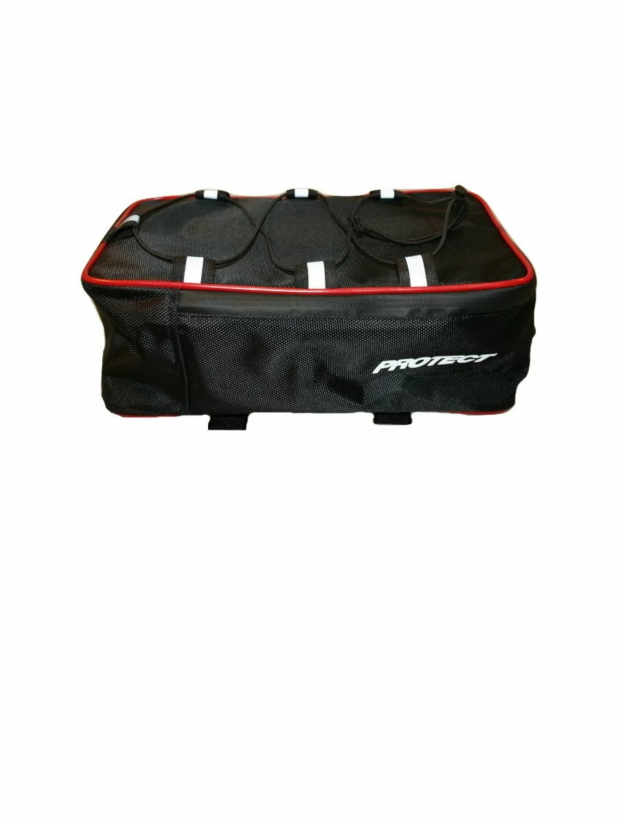 Реальное фото Велосумка на багажник Protect 29х17х12 см черный 555-600 от магазина СпортЕВ
