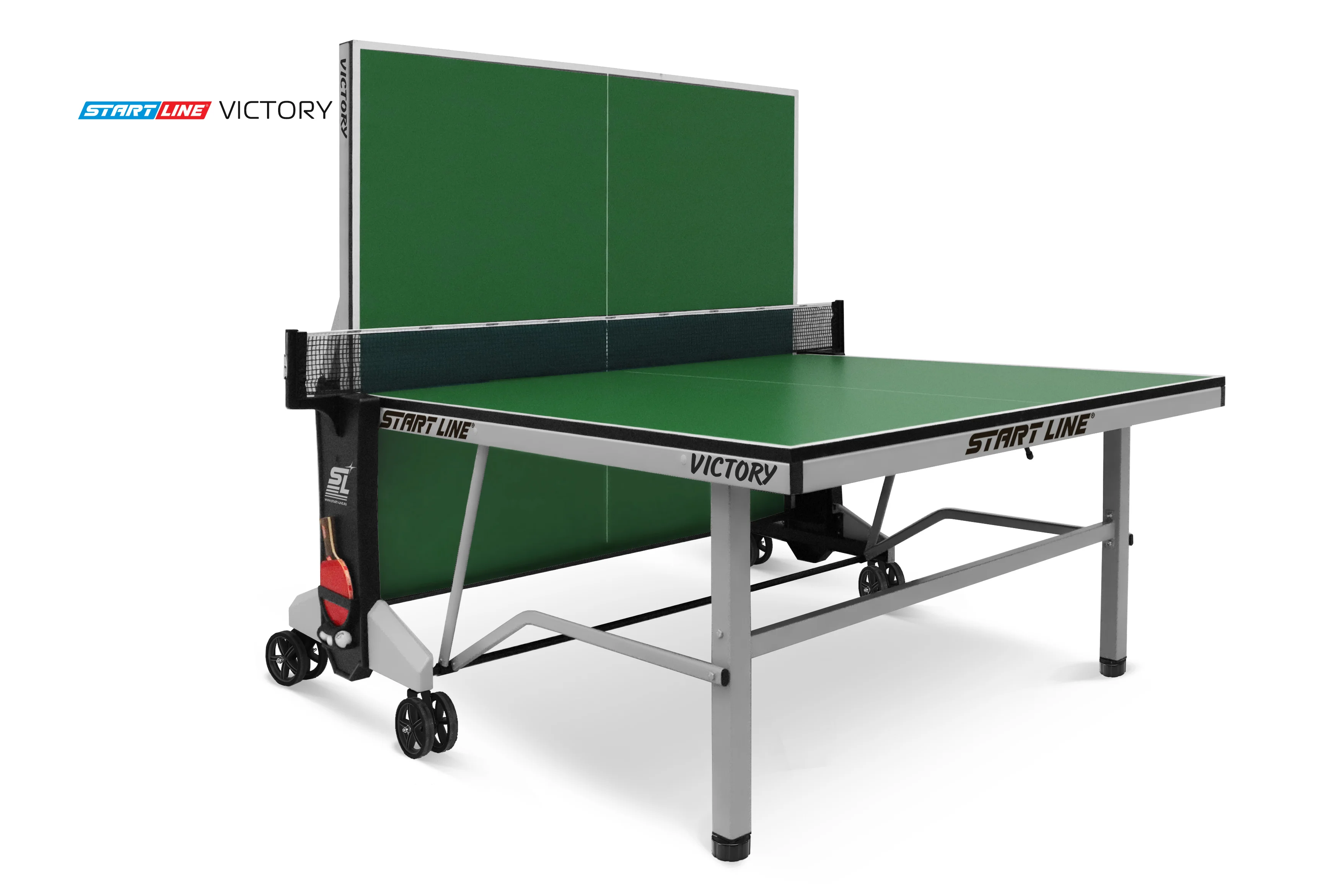 Реальное фото Стол теннисный VICTORY Зелёный от магазина Спортев