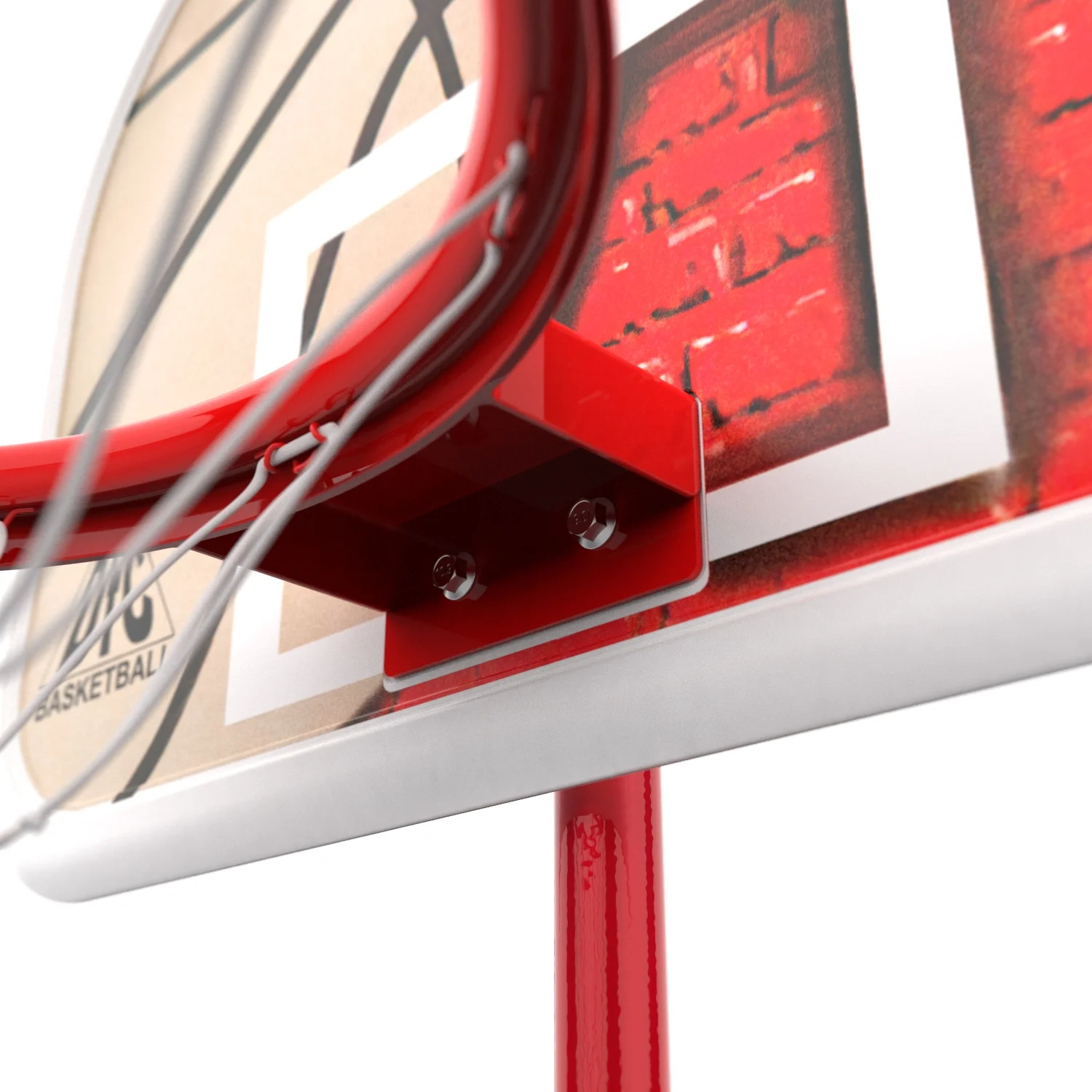 Реальное фото Мобильная баскетбольная стойка DFC KIDSXX от магазина Спортев