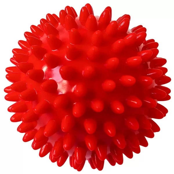 Реальное фото Мяч массажный 7 см E36799-3 жесткий ПВХ красный 10020687 от магазина СпортЕВ