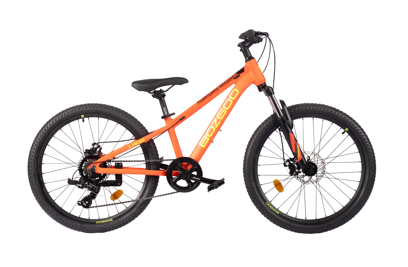 Велосипед BOZGOO Lacio 24" неон/желтый 26588 Реальное фото Велосипед BOZGOO Lacio 24" неон/желтый 26588 от магазина Спортев
