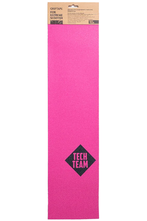 Шкурка для трюкового самоката TechTeam Pink 153х610 мм Реальное фото Шкурка для трюкового самоката TechTeam Pink 153х610 мм от магазина Спортев