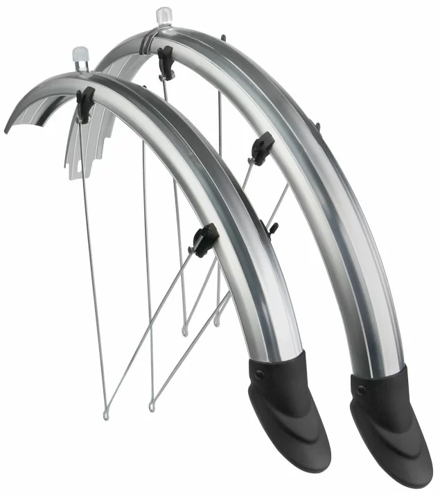 Крылья 26" SP56A 7A полноразмерные пластиковые с брызговиками серебр. 610017 Реальное фото Крылья 26" SP56A 7A полноразмерные пластиковые с брызговиками серебр. 610017 от магазина Спортев