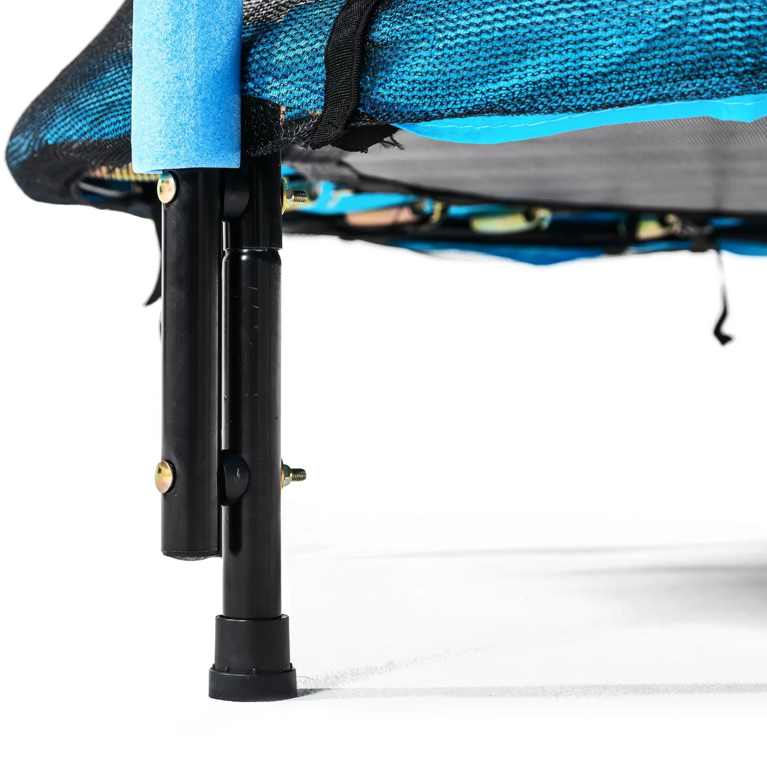 Реальное фото Батут DFC JUMP KIDS 48" синий, сетка (120см) 48INCH-JD-B от магазина Спортев