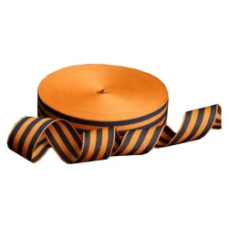 Лента для медали V2-GEORG Георгиевская (22 мм, метр)