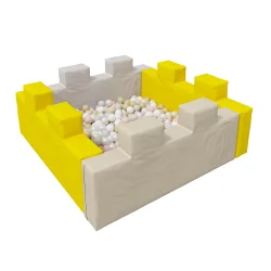 Сухой бассейн Romana «Форт» (pastel), 300 шариков (Pastel mix) ДМФ-МК-06.15.00 (pastel)