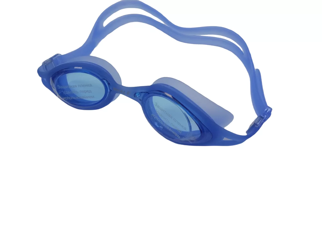 Реальное фото Очки для плавания Whale Y02503(CF-2503) для взрослых синий/синий от магазина Спортев