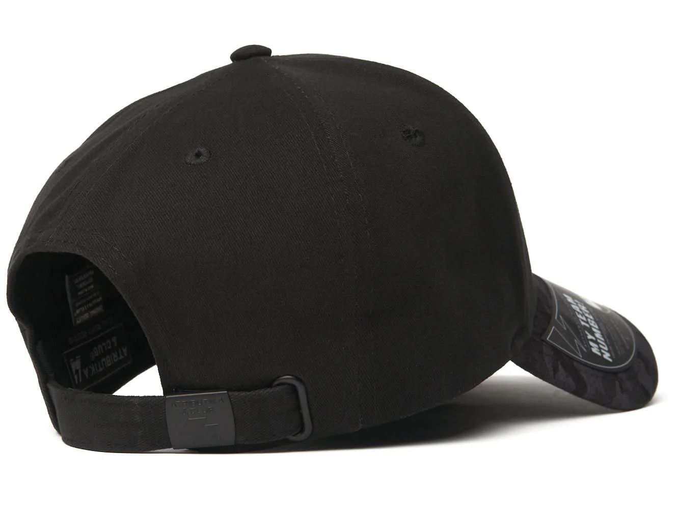 Реальное фото Бейсболка №7 черная р.55-58 20689 от магазина Спортев