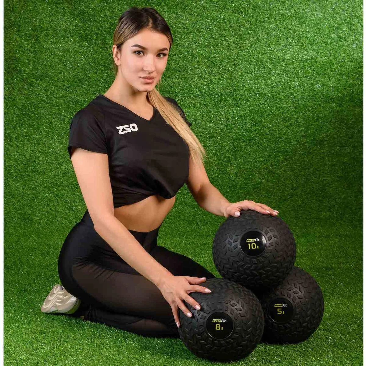 Реальное фото Слэмбол (SlamBall) PROFI-FIT 3 кг от магазина Спортев