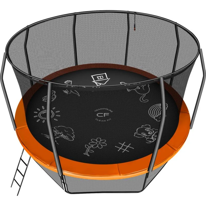 Реальное фото Каркасный батут Clear Fit FamilyHop 14Ft от магазина Спортев